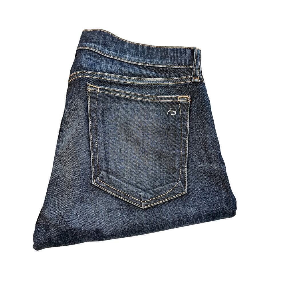 Rag & Bone Dre Bootcut Dark Wash Denim Distressed Fade Jeans Pike Size 27